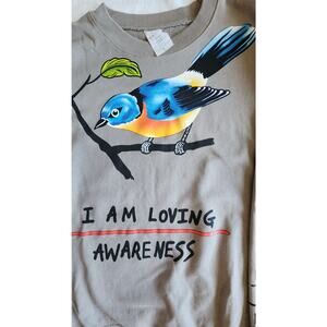 Unisex Large NAGRI I Am Loving Awareness Sweatshirt Crew Neck